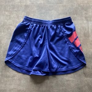 Purple Adidas Athletic Shorts